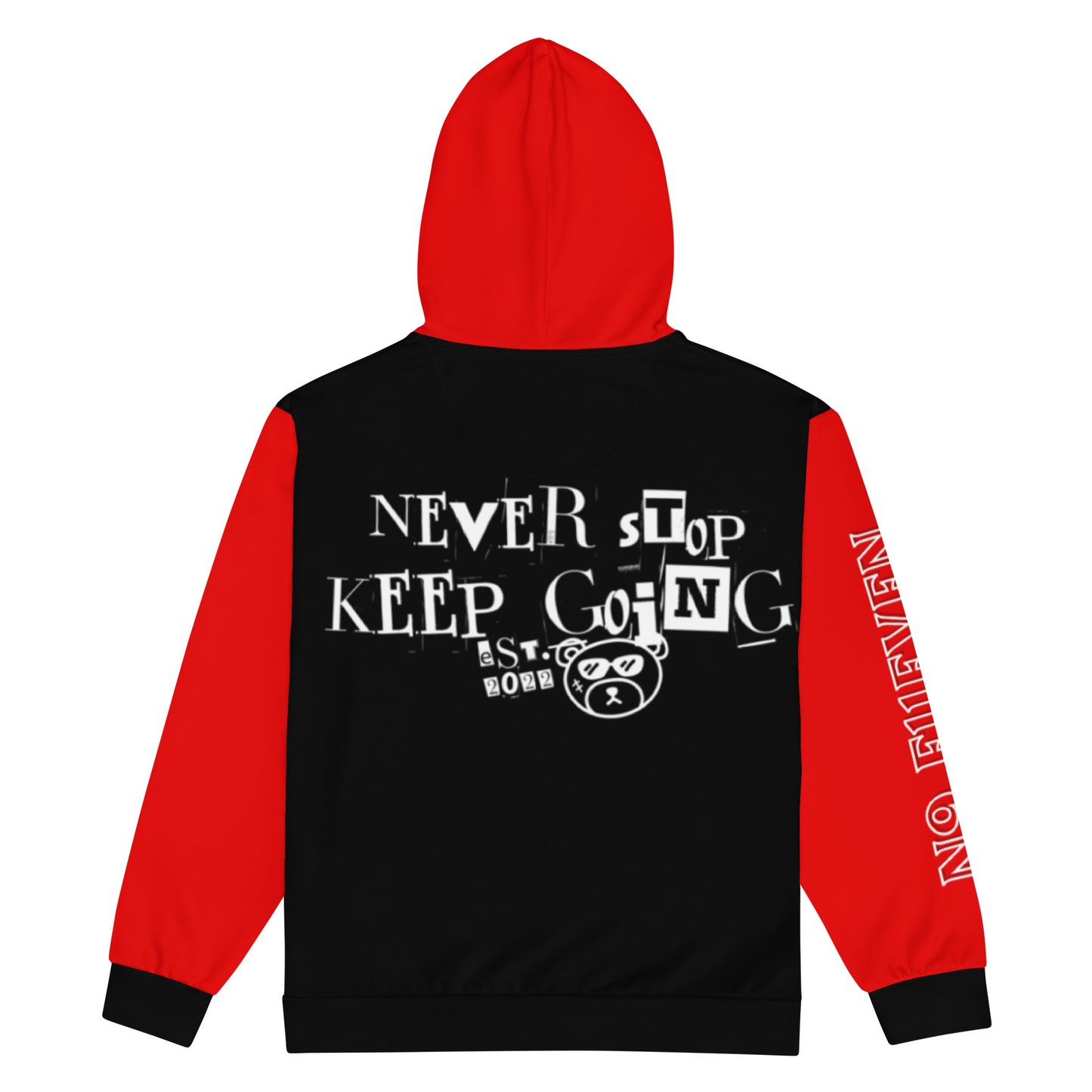 “N9” unisex zip hoodie