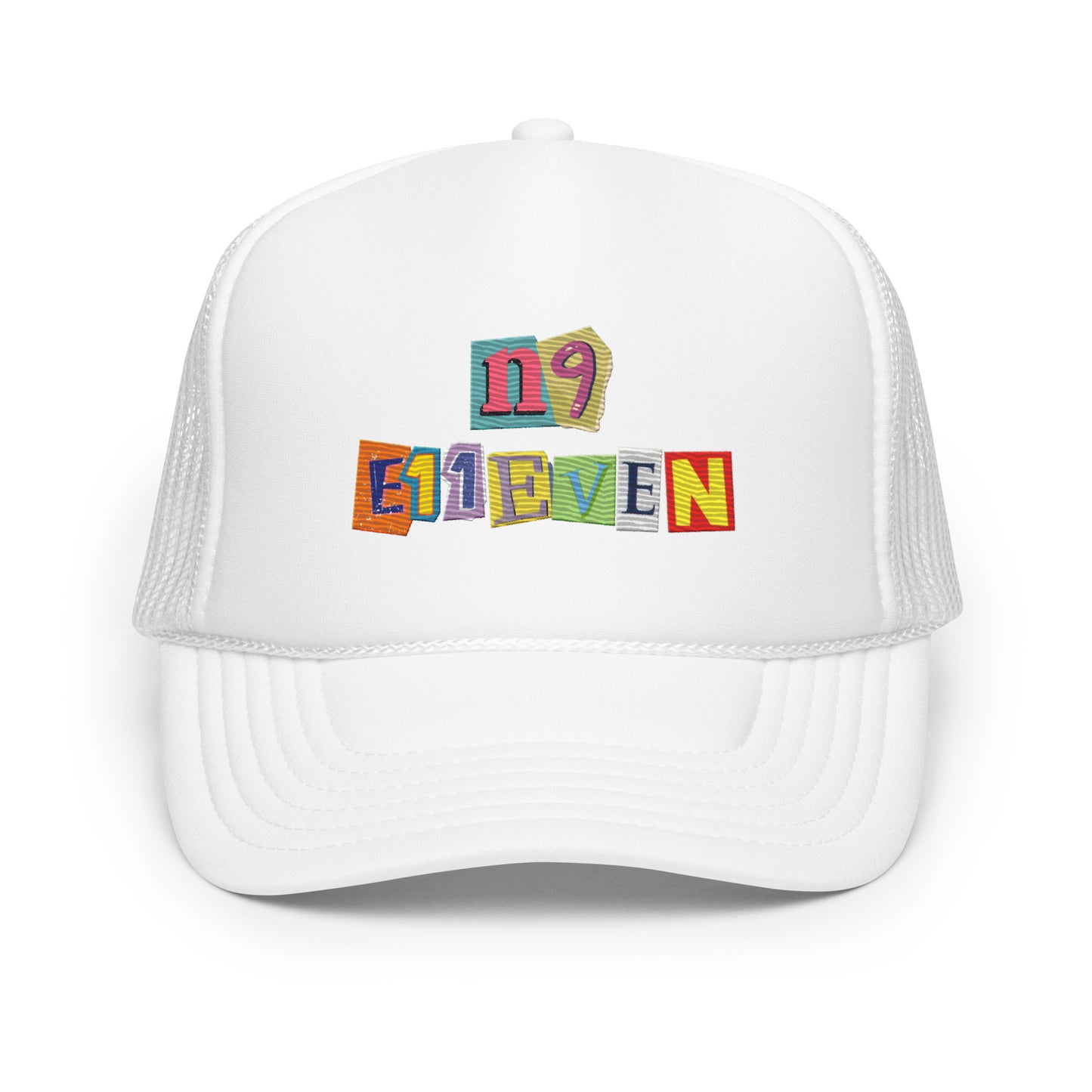“N9 E11EVEN” Foam trucker hat