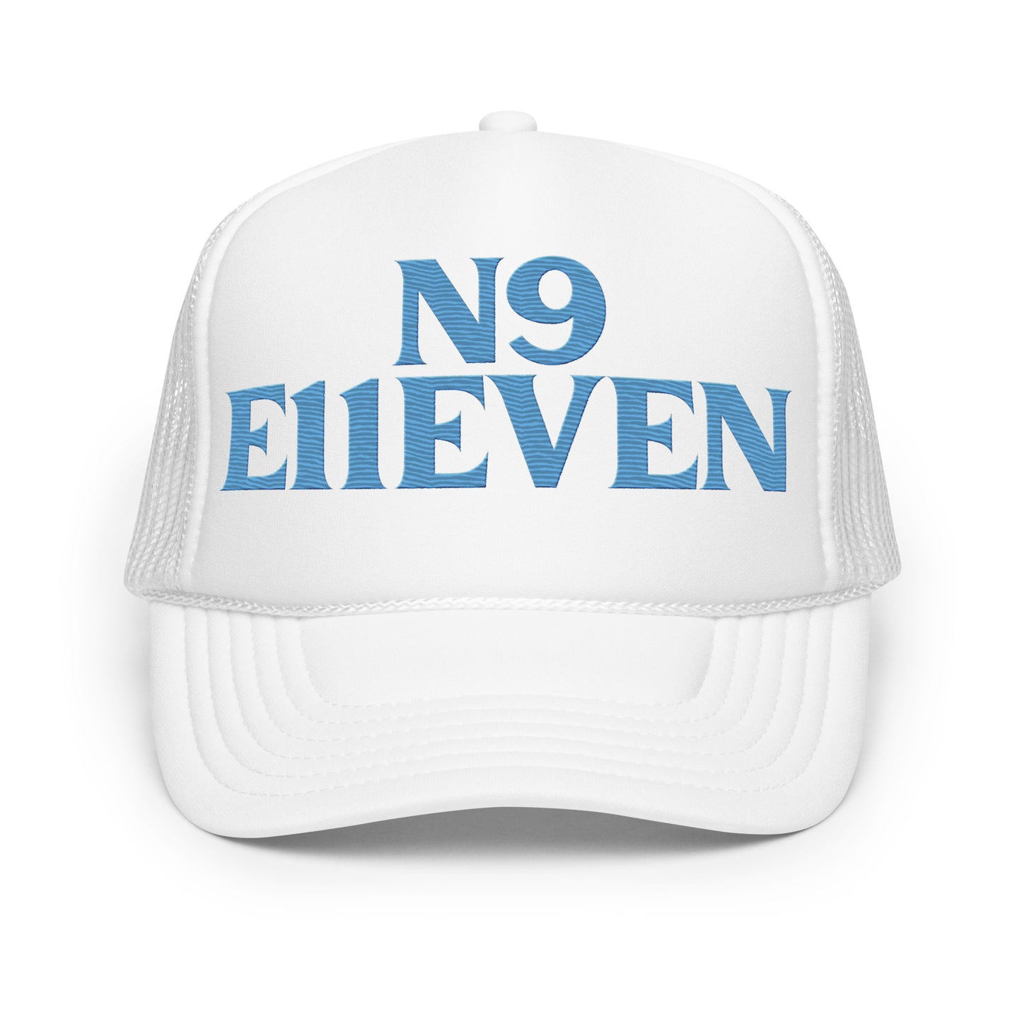 “N9 E11EVEN” foam trucker hat