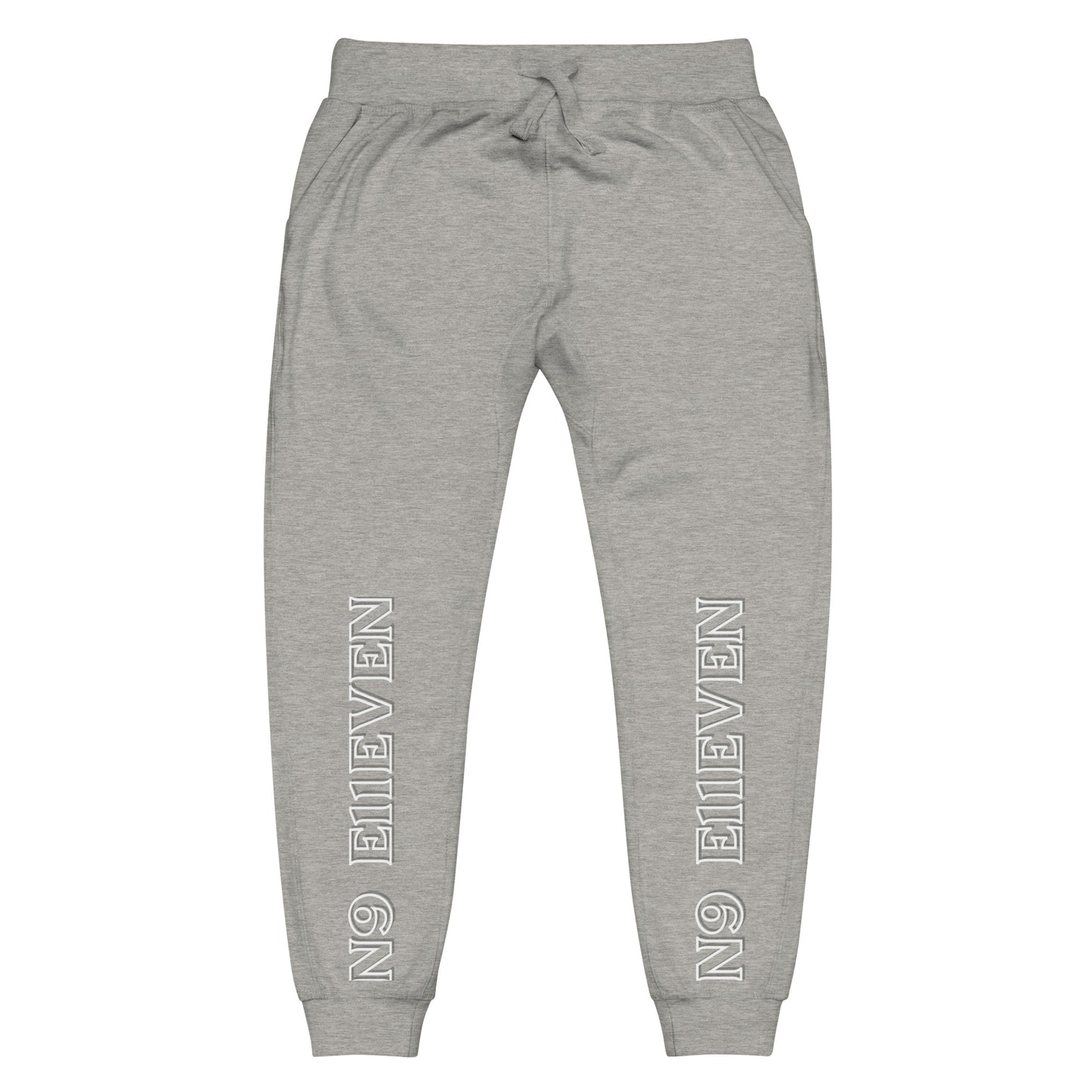 “N9 E11EVEN” unisex fleece sweatpants