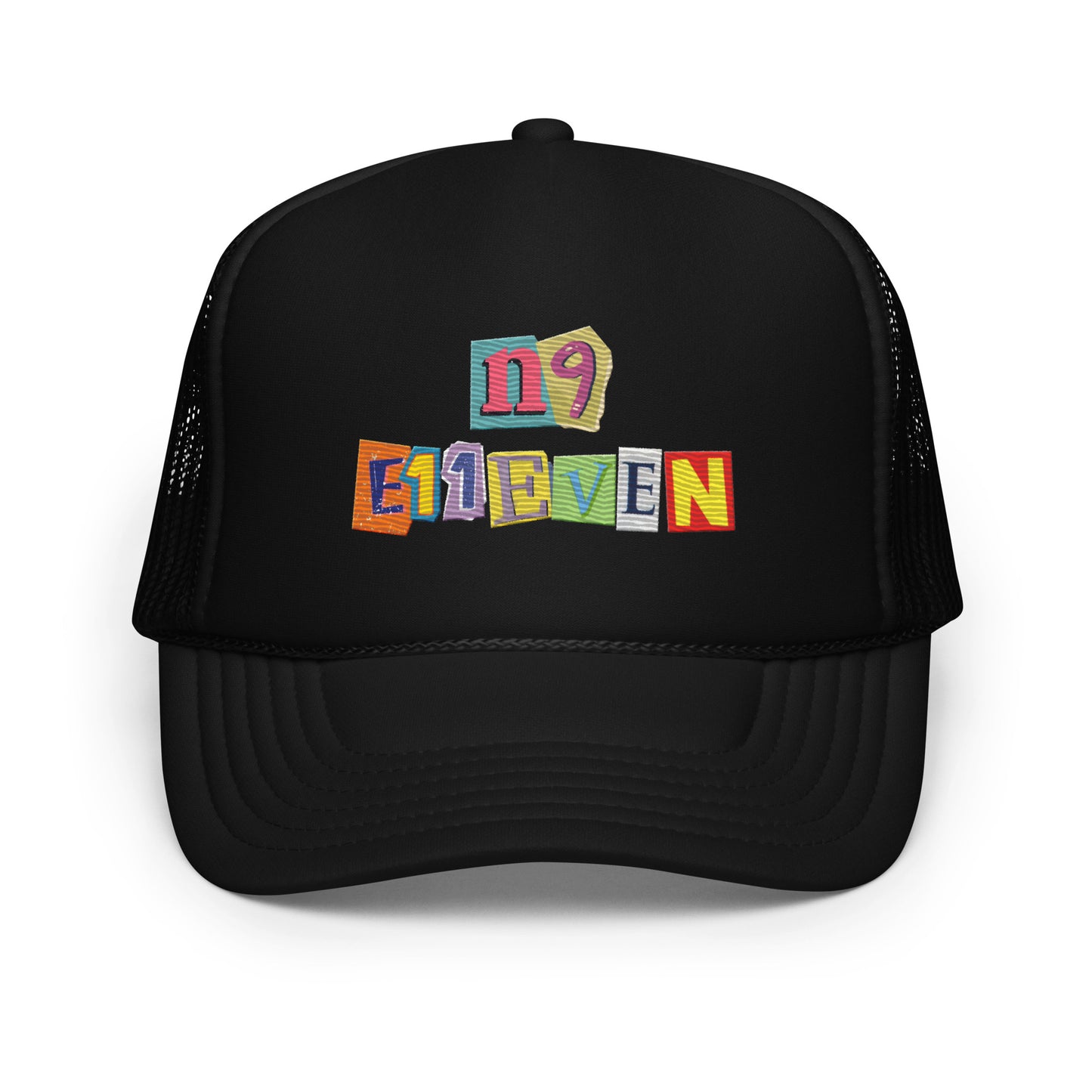 “N9 E11EVEN” Foam trucker hat
