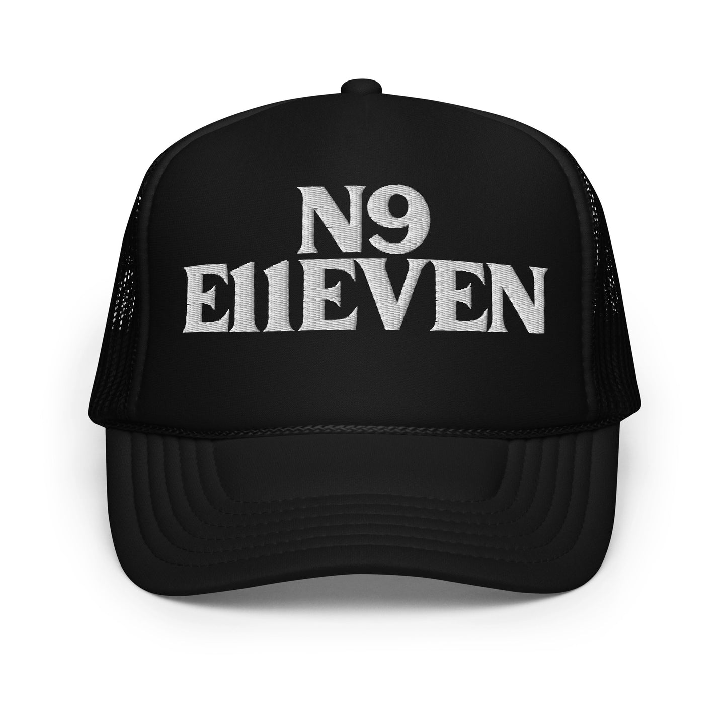 “N9 E11EVEN” Foam trucker hat