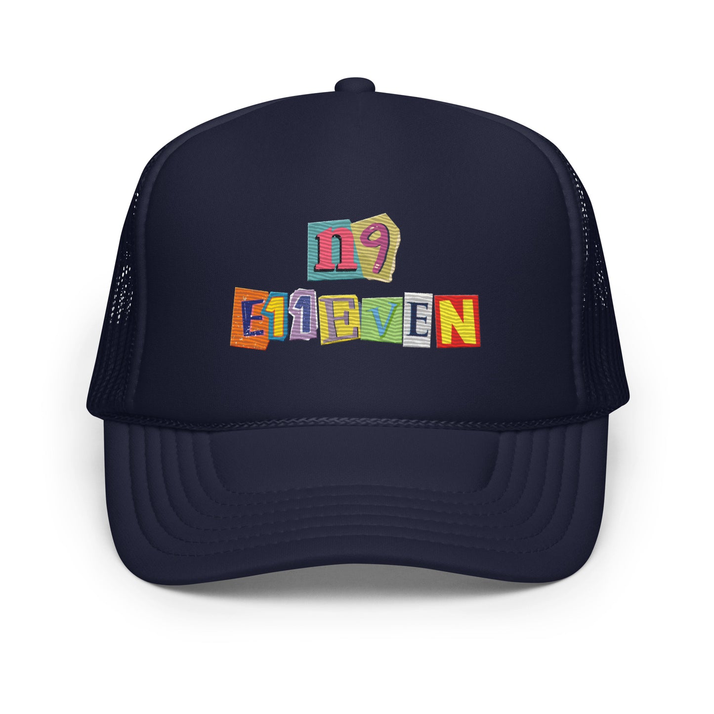 “N9 E11EVEN” Foam trucker hat