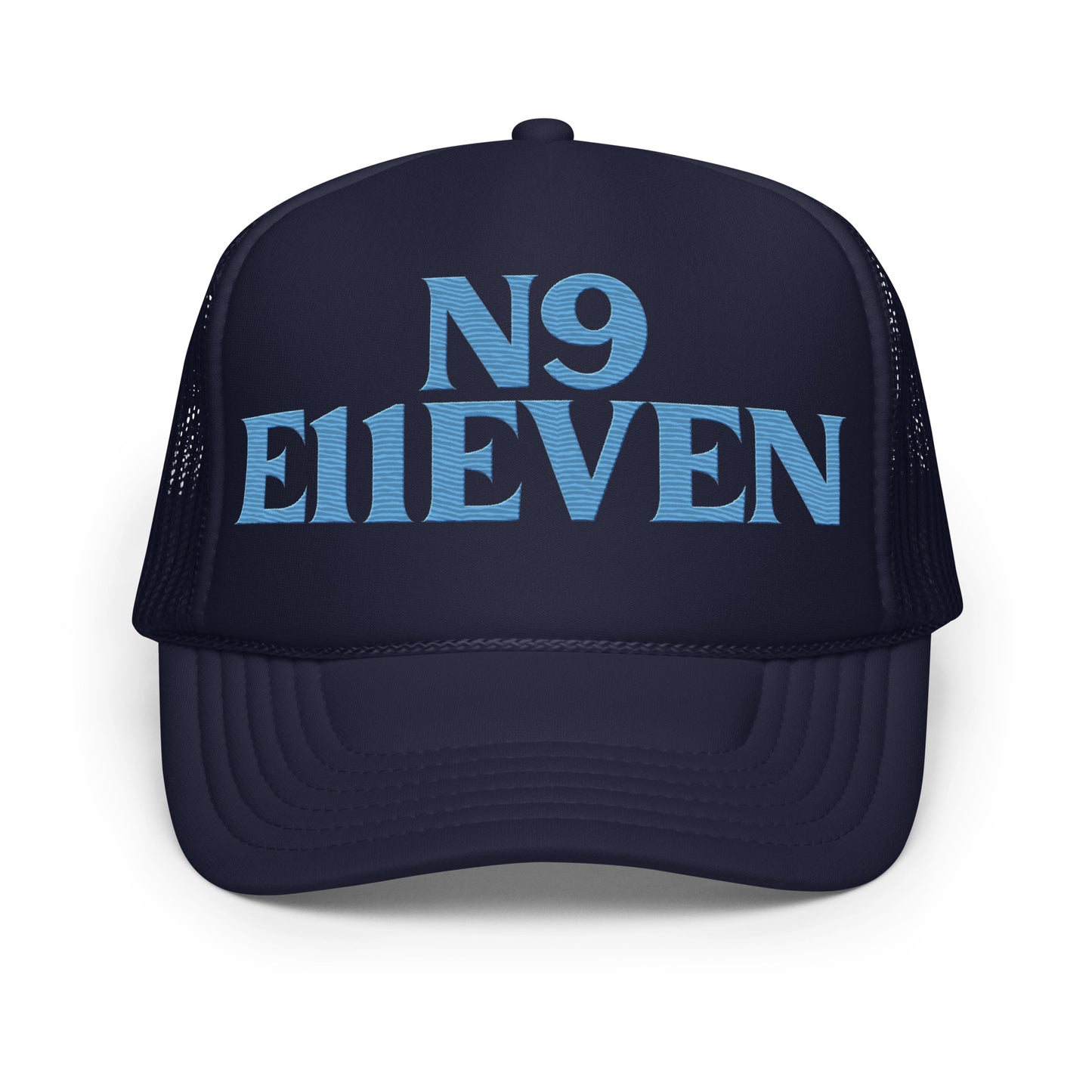“N9 E11EVEN” foam trucker hat