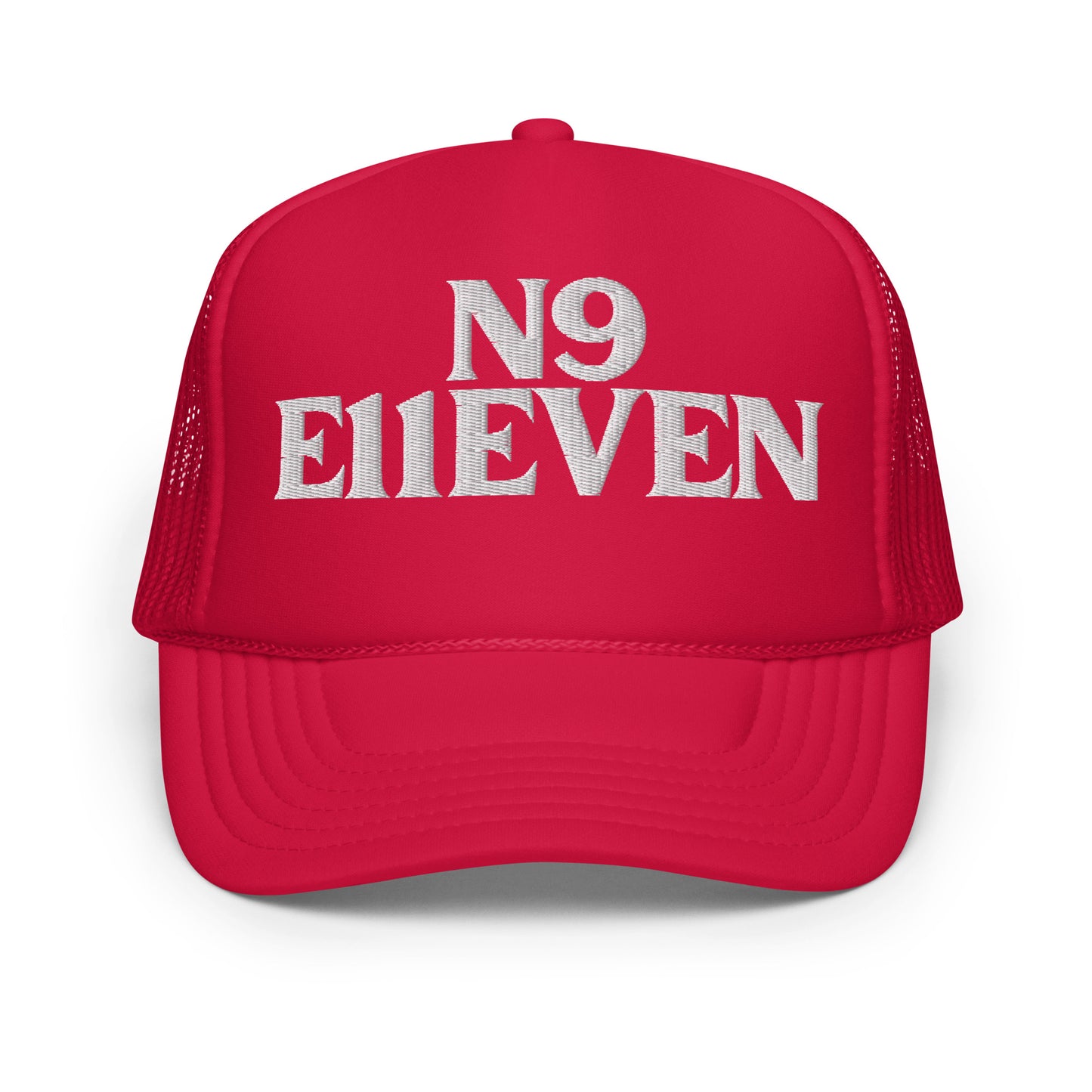“N9 E11EVEN” Foam trucker hat