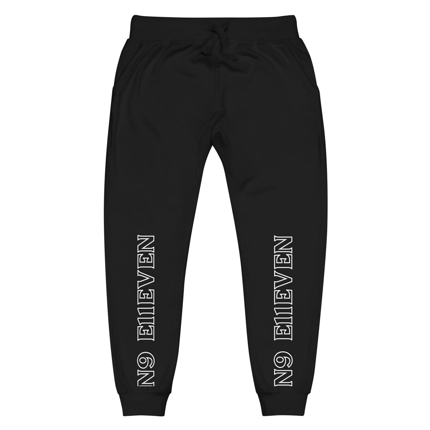 “N9 E11EVEN” unisex fleece sweatpants
