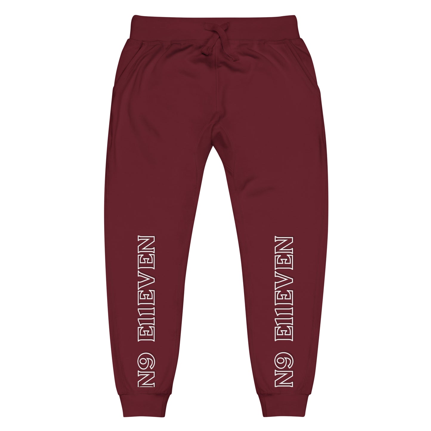 “N9 E11EVEN” unisex fleece sweatpants