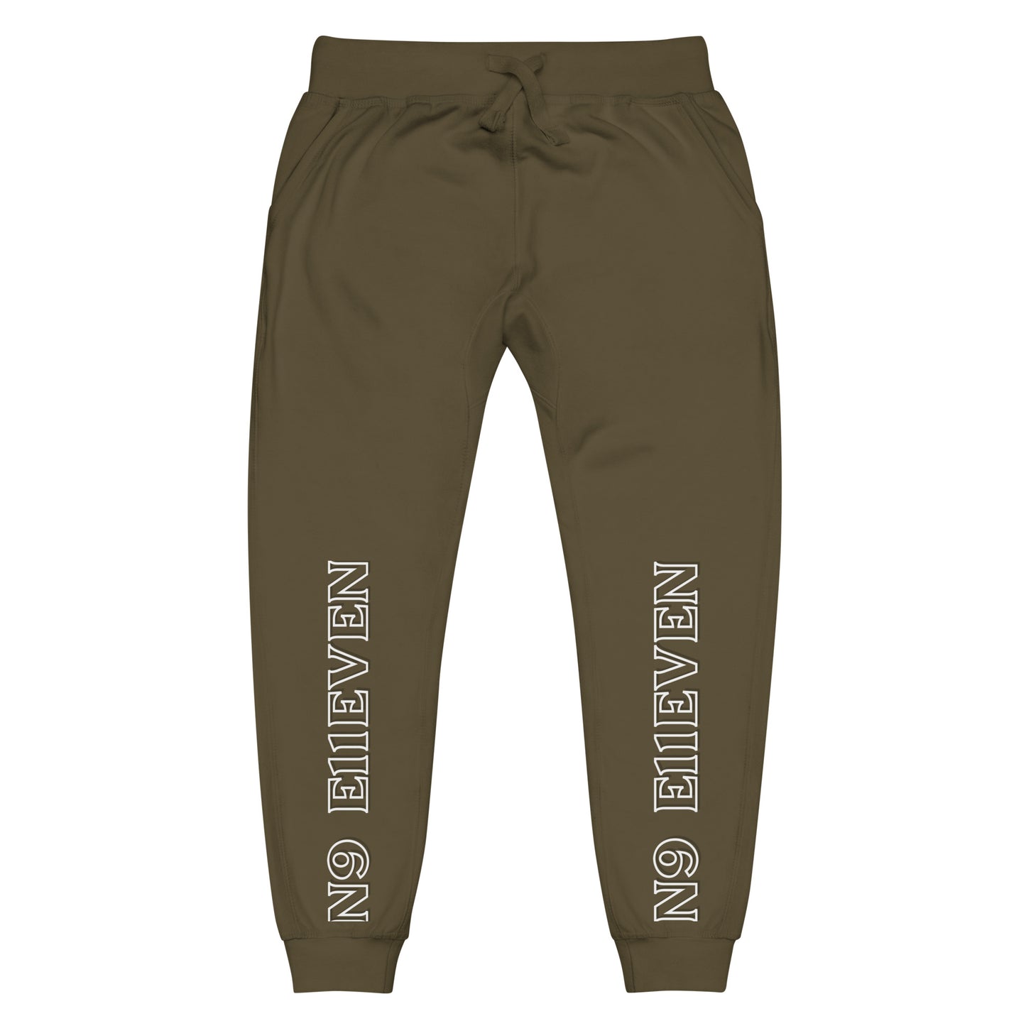 “N9 E11EVEN” unisex fleece sweatpants