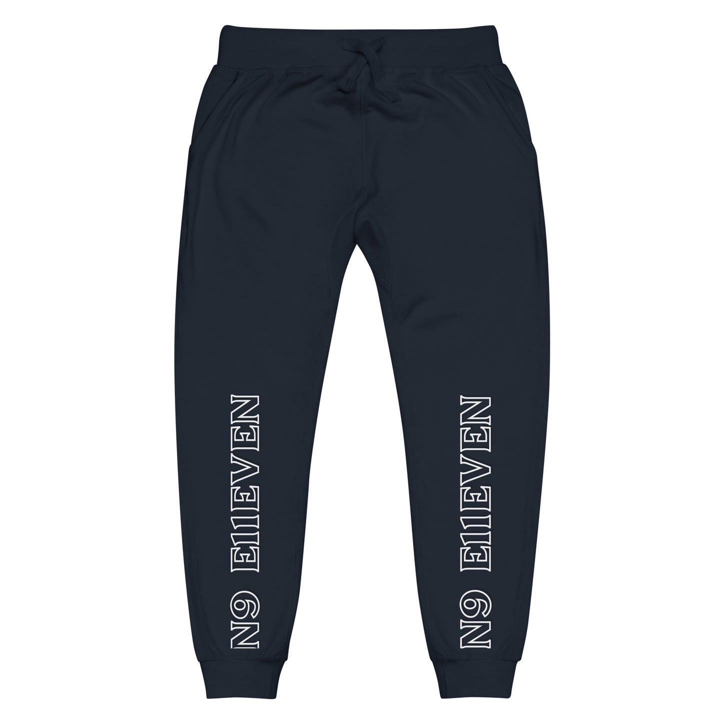 “N9 E11EVEN” unisex fleece sweatpants