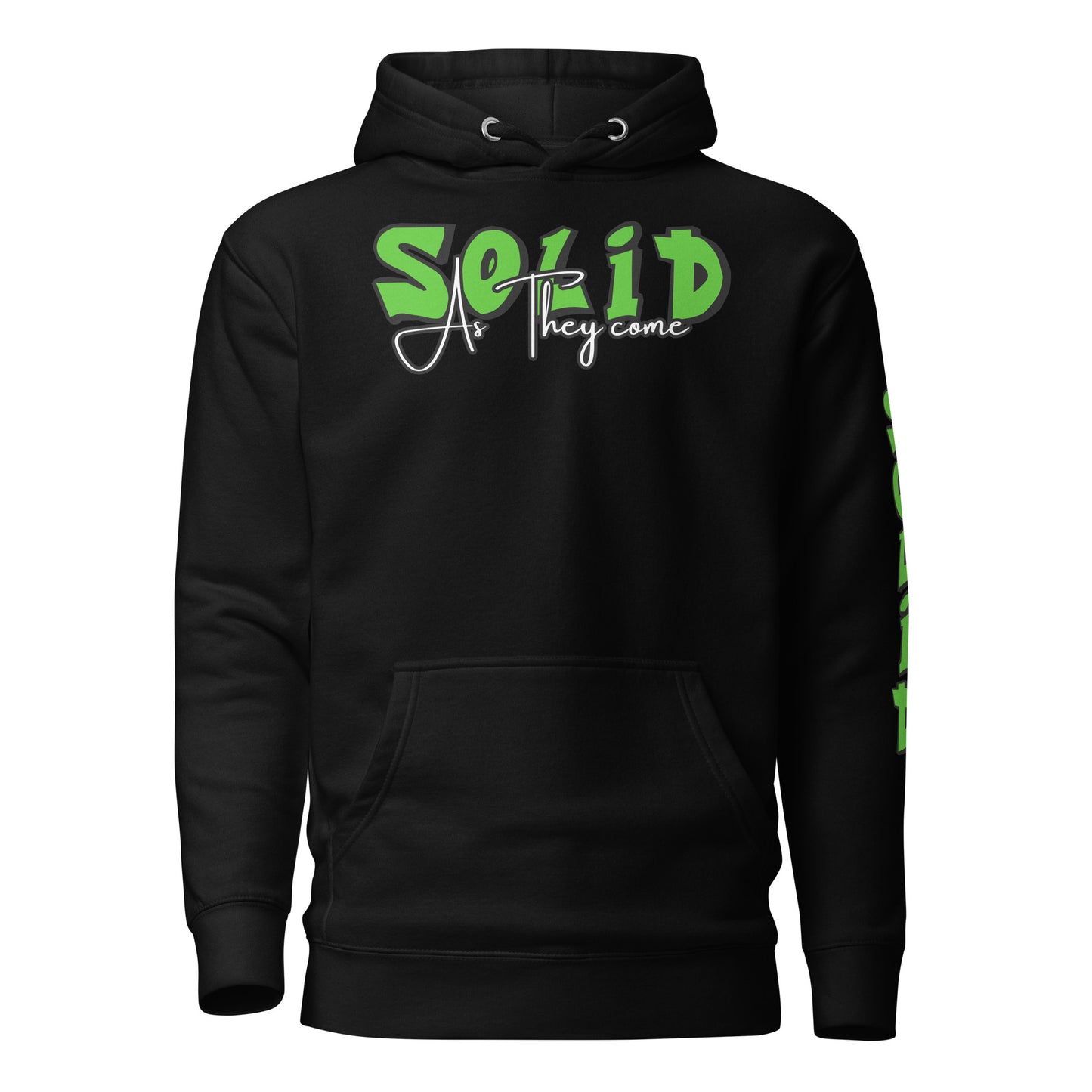 “Solid as they come” Unisex Hoodie