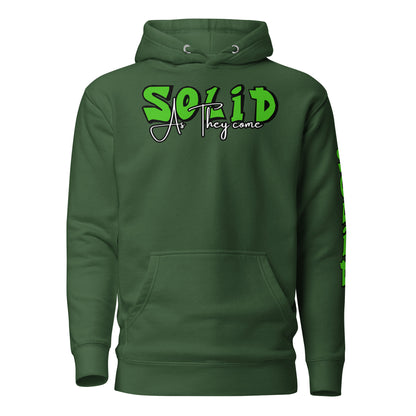 “Solid as they come” Unisex Hoodie