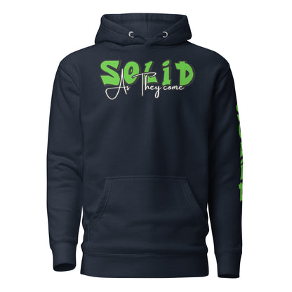 “Solid as they come” Unisex Hoodie