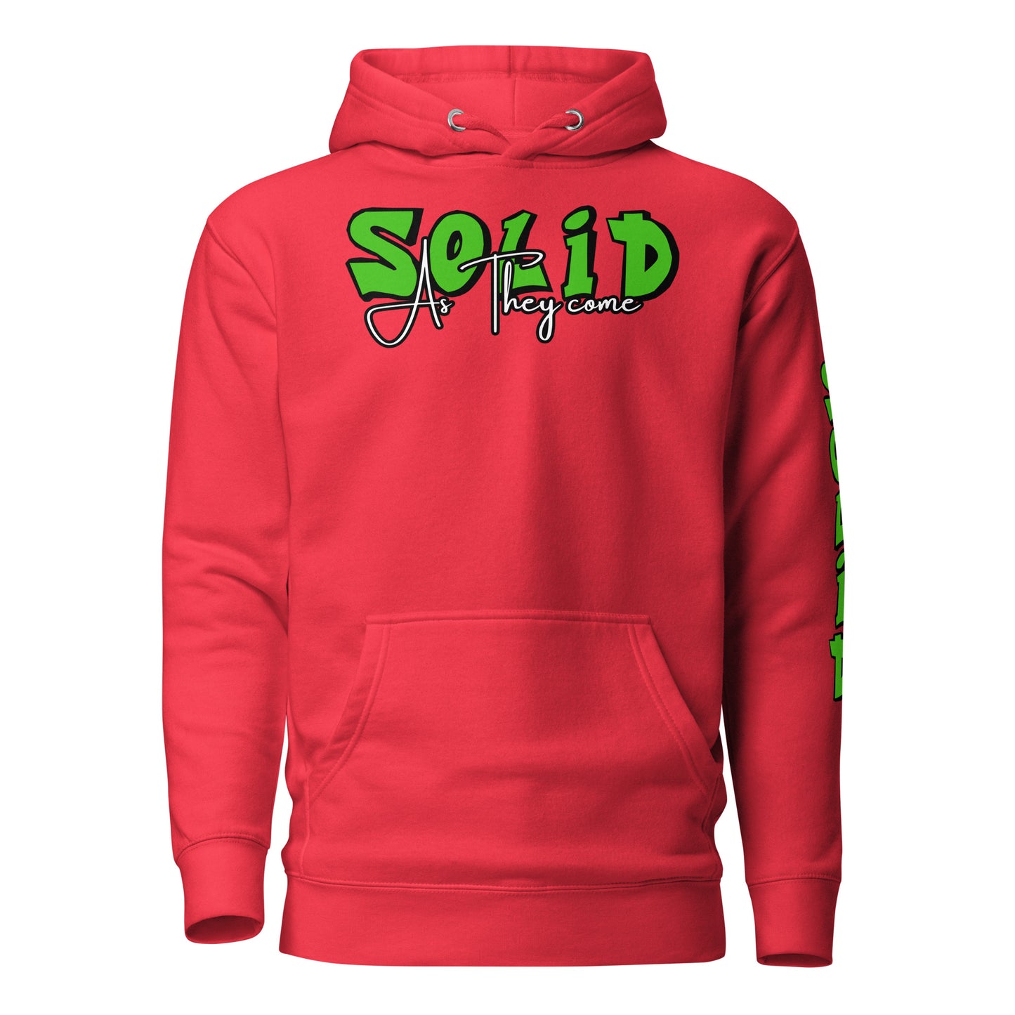 “Solid as they come” Unisex Hoodie