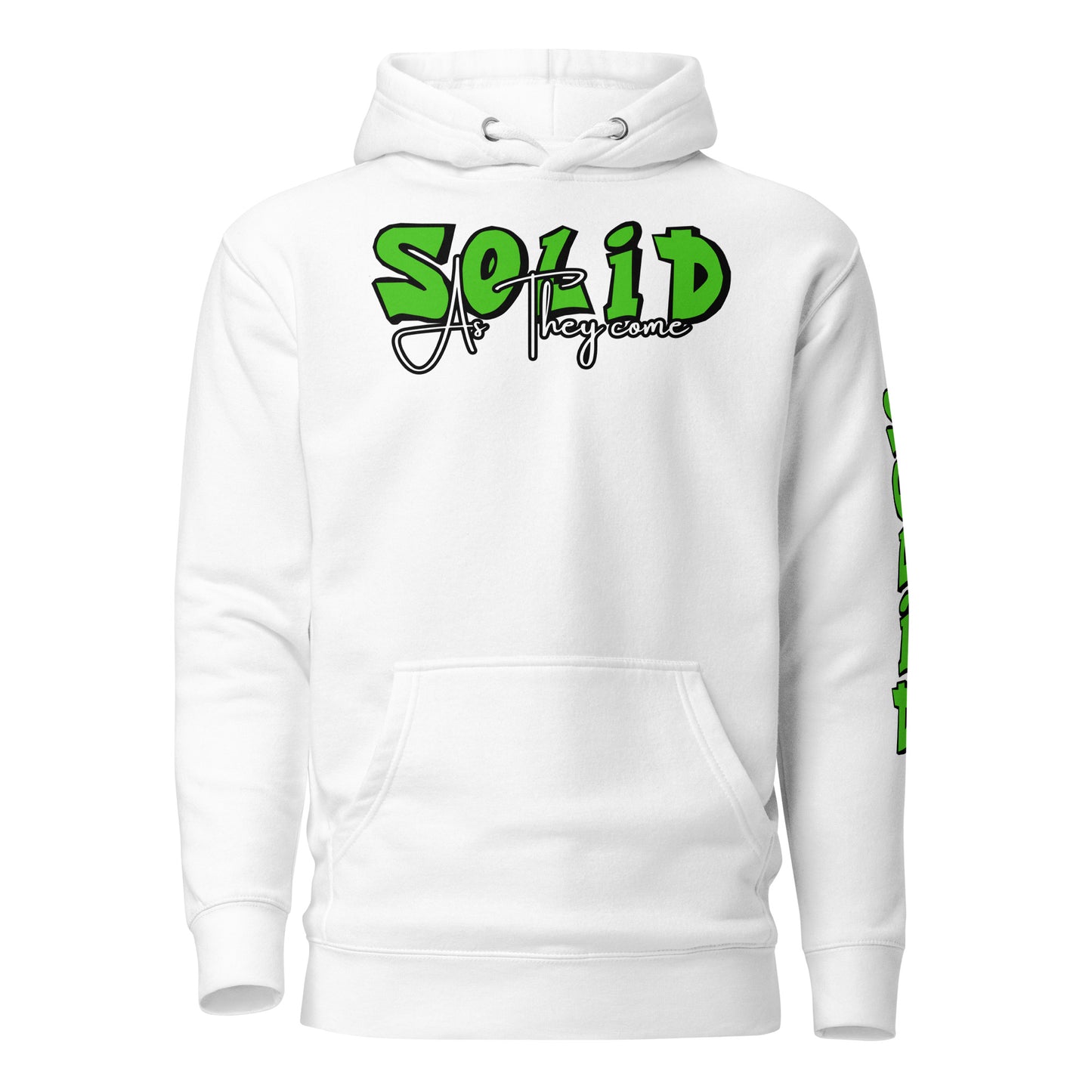 “Solid as they come” Unisex Hoodie